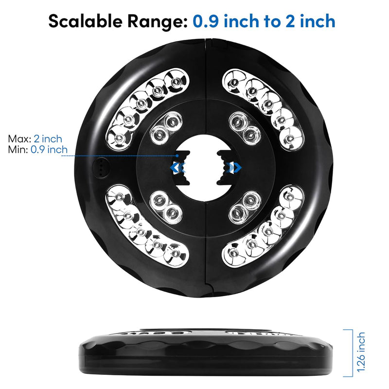 Patio Umbrella Light Rechargeable Warm White 3 Lighting Modes Cordless,Umbrella Pole Light for Patio Umbrellas Camping Tents