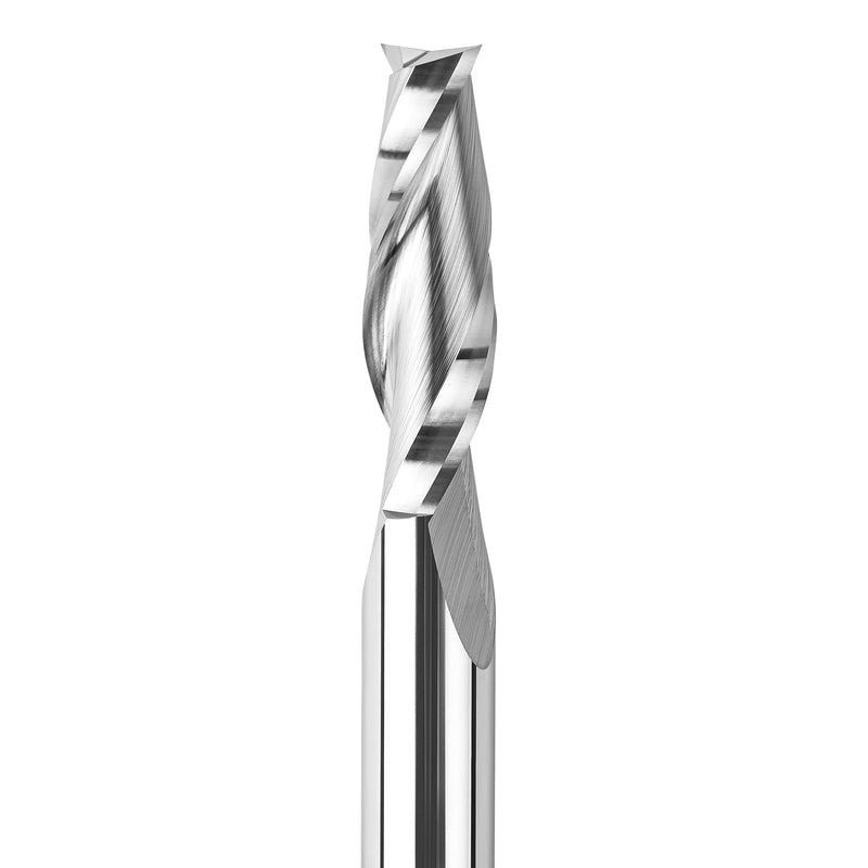 SpeTool Upcut Spiral Router Bit 3/8 Inch Shank 1-1/4 Inch Cutting Length Solid Carbide CNC Wood Router Engraving Bits UP CUT