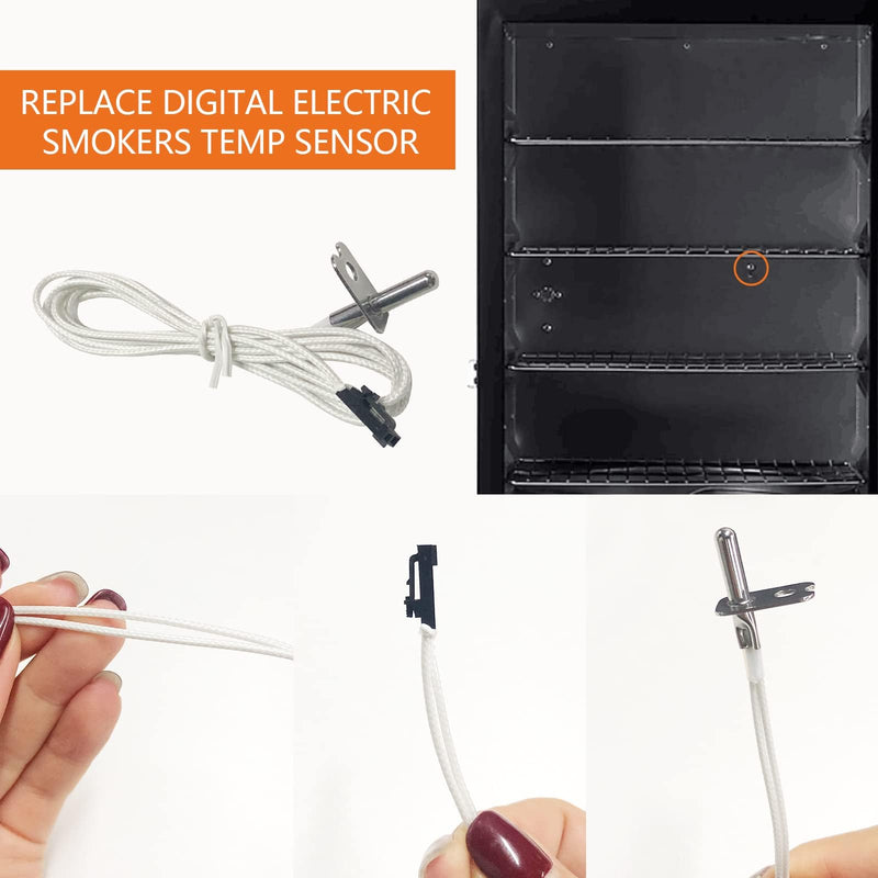 Replacement 9907180092 Temperature Probe, Temp Sensor for Masterbuilt Electric Smokers