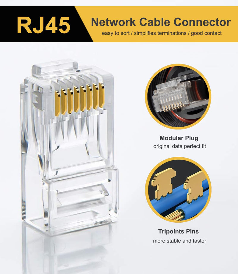 Yoursme 010-10603-00 Connector Waterproof RJ45 2-Pack Compatible with Garmin Marine Network Cable Connector