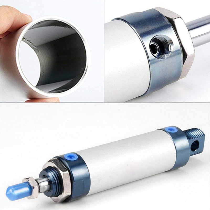 Beduan MAL 16 x 100 Pneumatic Mini Air Cylinder Screwed Piston Rod Dual Action 16mm Bore 100mm(1Pcs)