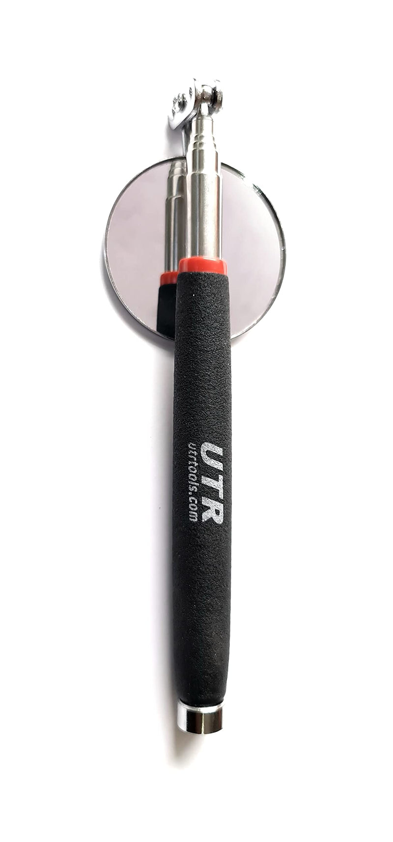 Perfect – 2 in 1 tool. One side - 2" Telescopic Mirror for Inspection, Flexible Mirror 360 Rotation. Other side - 8lb Steel Magnet for Magnetic Pick-up. Two Tools Combined Together