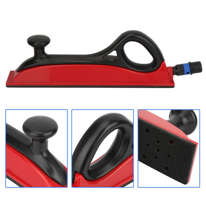 Hand Sanding Block Dust Extraction Plastic Grinding Block Polishing Tool 2.8×16.5in