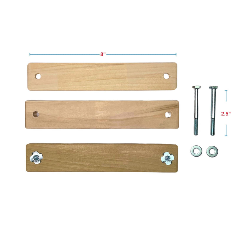 Cardinal Gates SPC02 Spindle Clamp for Safety Gates - No Hole Baby Gate Banister Adapter - Wooden Baby Gate Mounting Kit - Made in the USA - 2 Spindle Clamps - Made in USA