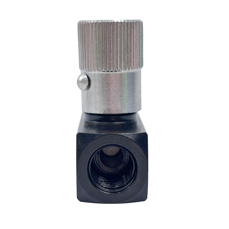 1/4 Inch NPT Hydraulic Needle Valve 5800PSI Two Way Throttle Check Valve for Hydraulic Oil Gas 1/4