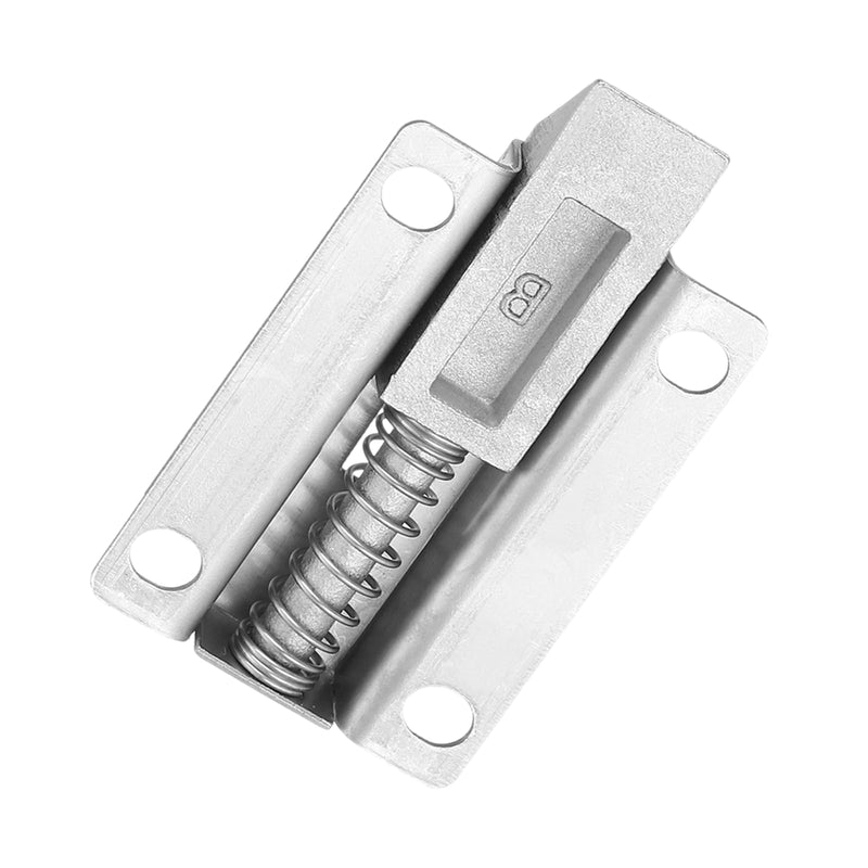 uxcell Spring Bounce Lock, 50mm/2 inch Automatic Spring Loaded Latches Stainless Steel Door Bolt Latch for Gate Window Cabinet Furniture, 4Pcs 4