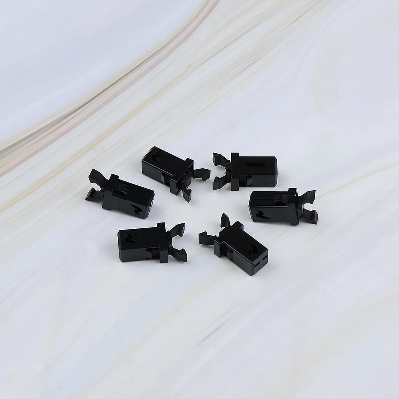 SING F LTD 10 Pairs of Touch Top Lid Bin Latch Lock Plastic Spare Repair Replacement Black Compatible with Brabantia 3 to 50 Litre