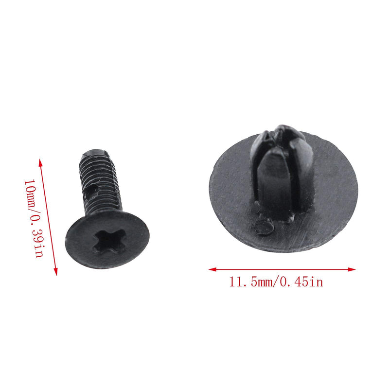 E-outstanding Dishwasher Fastener 4PCS Dishwasher Kick Plate Trim Retainer Clips Parts for Whirlpool Kenmore Kitchenaid