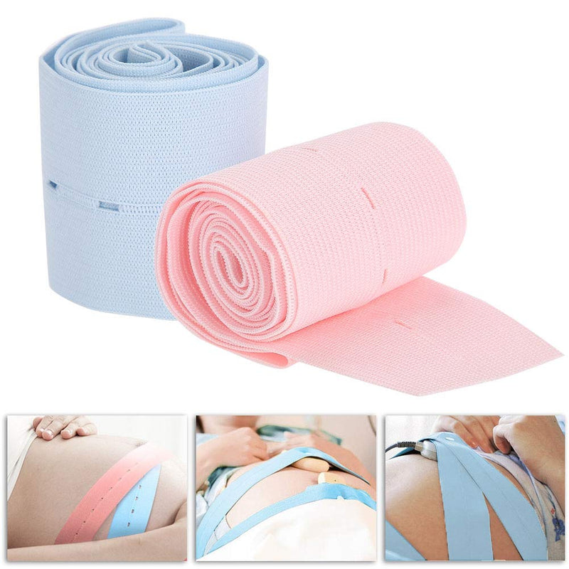 2pcs Monitoring Belt, Fetal Heart Monitoring Straps Fetal Monitoring Bandage Monitoring Bandage Belt Heart Monitor Tool