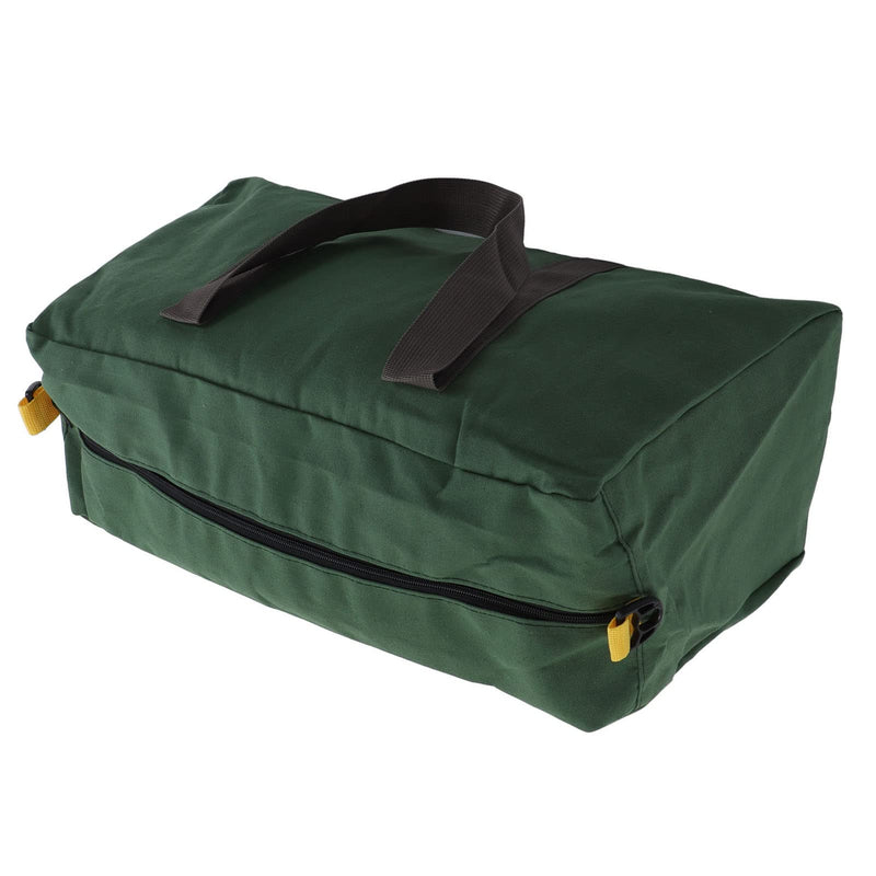 Fdit Hand Tool Storage Bag, Heavy Duty Large Capacity, Wide Mouth Portable, Wearable Material, 18 in, for Wrenches, Electrician