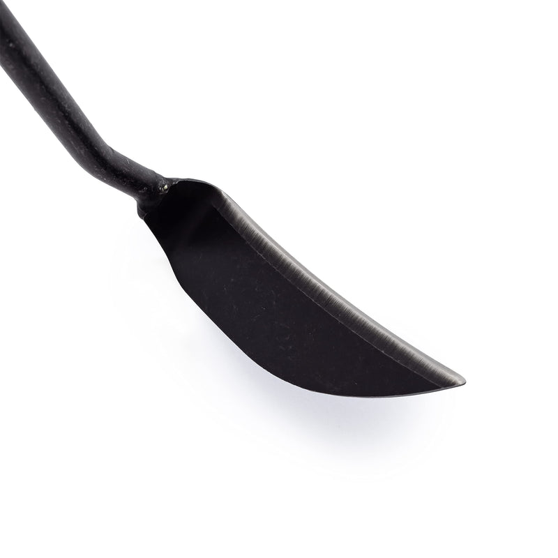 Barebones Japanese Weeding Hoe - Hoe Garden Tool - Durable Stainless Steel Hand Tool for Weeding and Digging (Walnut/Black) Walnut/Black