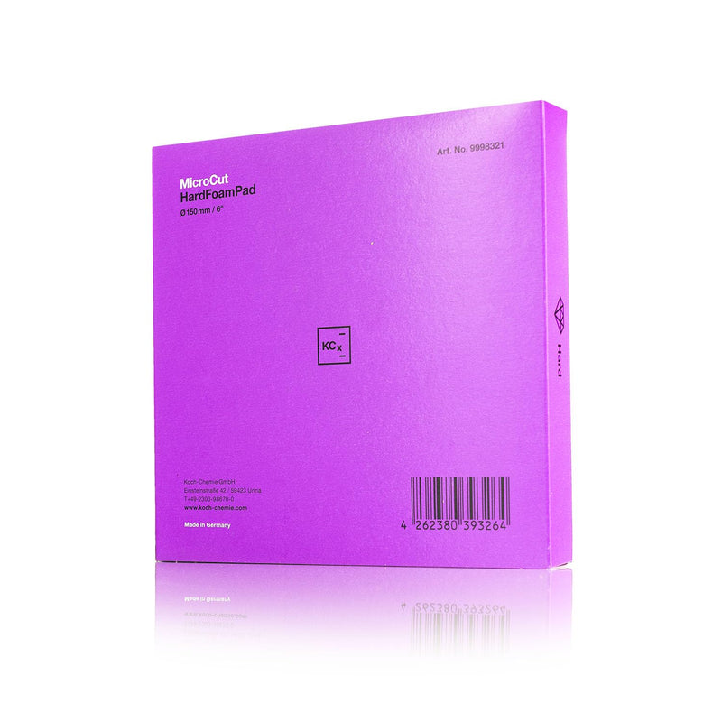 Koch-Chemie - Micro Cut Pad V2 - Special Sponge for Removing Fine Scratches, Holograms, and Polishing Marks; High Stability; Long-Lasting Compression Hardness; Contours Easily (150mm x 23mm) (Hard)
