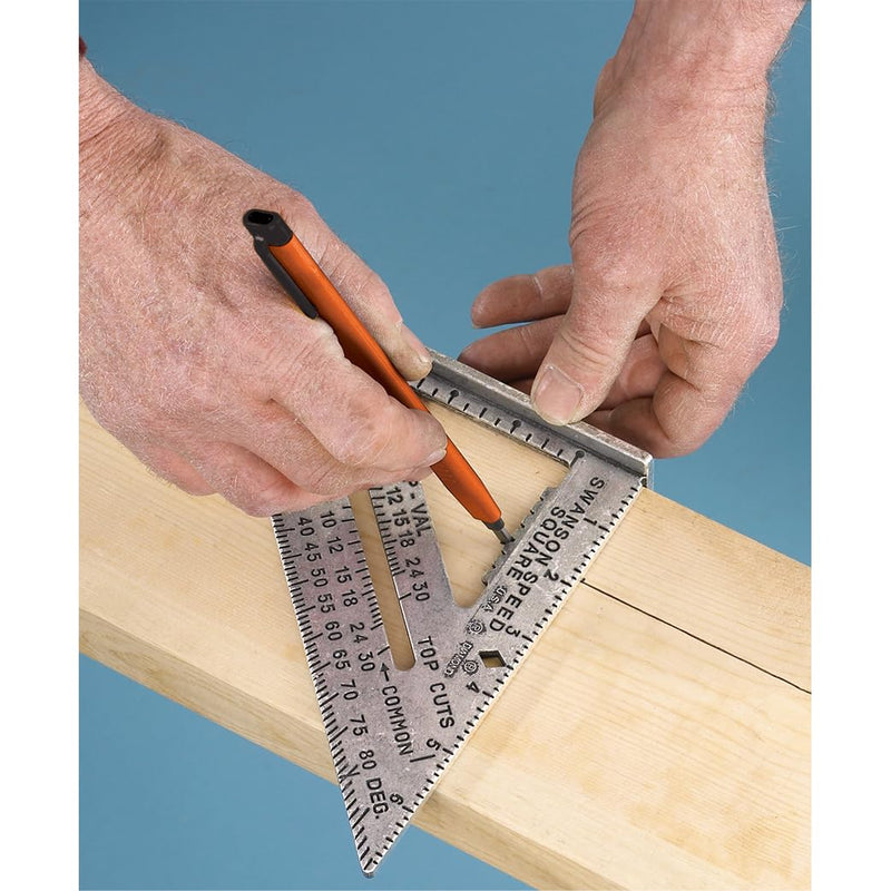 Swanson Tool Co S0101 7 Inch Speed Square, Blue, (Pack of 50) 7 inch (Pack of 50)