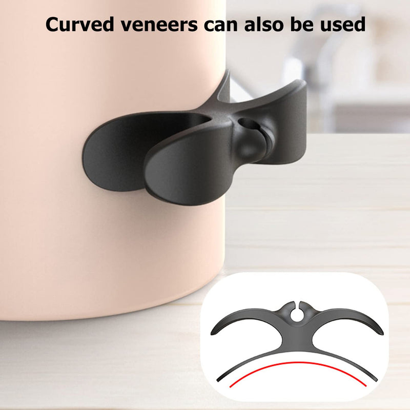 Nearockle Cord Organizer for Appliances, 5 Pack Upgraded Cord Holder Cord Winder Stick Firmly on Kitchen Mixer, Blender, Coffee Maker, Pressure Cooker, Air Fryer and Small Appliances(Black) 5Pcs-Black