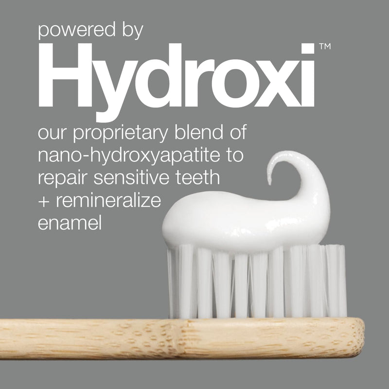 Davids Fluoride Free Nano Hydroxyapatite Toothpaste for Remineralizing Enamel & Sensitive Relief, Whitening, Antiplaque, SLS Free, Natural Peppermint, 5.25oz, Made in USA Nano Hydroxyapatite, Peppermint 5.25 Ounce (Pack of 1)