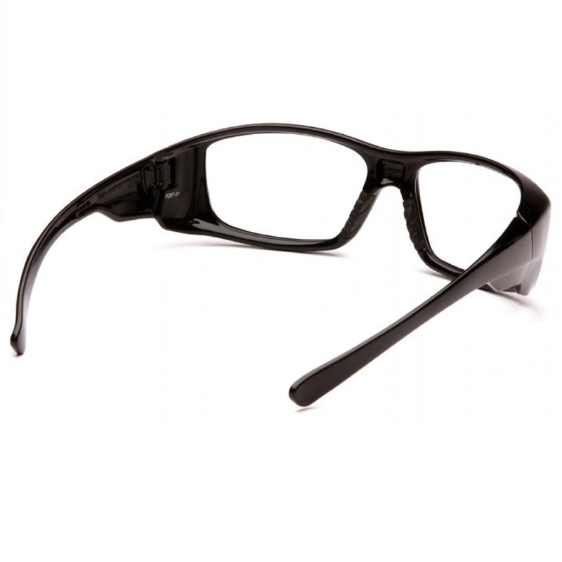 Pyramex Emerge Full Reader Safety Glasses SB7910D20 (3 Pair) (+2.0 Lens, Black Frame/Clear Lens) +2.0 Lens