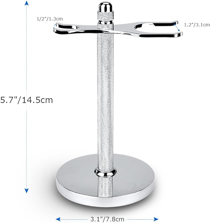 CHARMMAN Razor & Shaving Brush Stand, Wide Buckle, More Stable Base, Rigid Outline - NewNest Australia