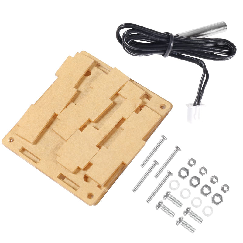6pcs W1209 12V DC Digital Temperature Controller Board with Case Micro Digital Thermostat -50-110°C Electronic Temperature Temp Control Module Switch with 10A One-Channel Relay and Waterproof Blue 12V BLUE