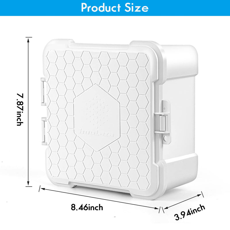 ImoLaza Waterproof Sprinkler Controller Box, Weatherproof Outdoor Enclosure for ImoLaza Sprinkler Controllers, Compatible 4 Zones, 6 Zones, 8 Zones, 12 Zones, 16 Zones