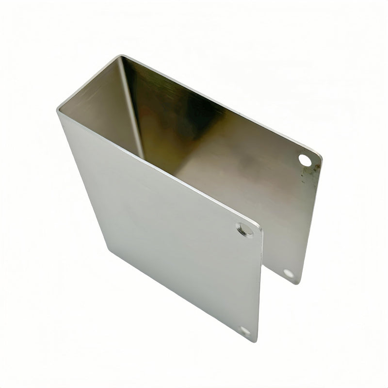 1-3/4" Door Reinforcement Plate MP9492 Stainless Steel Lock Guard Plate – Fits 1-3/4" Thick Doors, Rust-Resistant, Satin Stainless Steel Finish (2 Pack) sliver 2