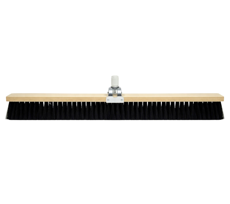Bon 82-470 Concrete Finish Brush 24" Black Styrene Bristles with Adjustable Handle Socket 3" Trim for Concrete Texturing 24"