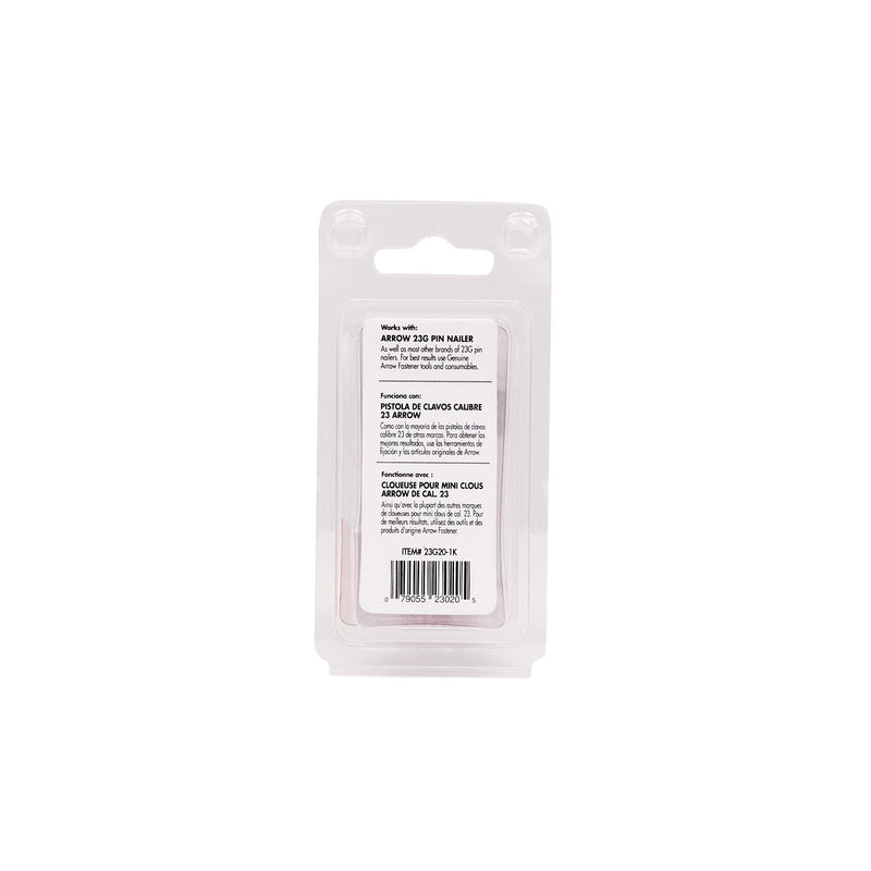 Arrow 23G20-1K Arrow 13/16-Inch Pin Nail, 1000-Pack
