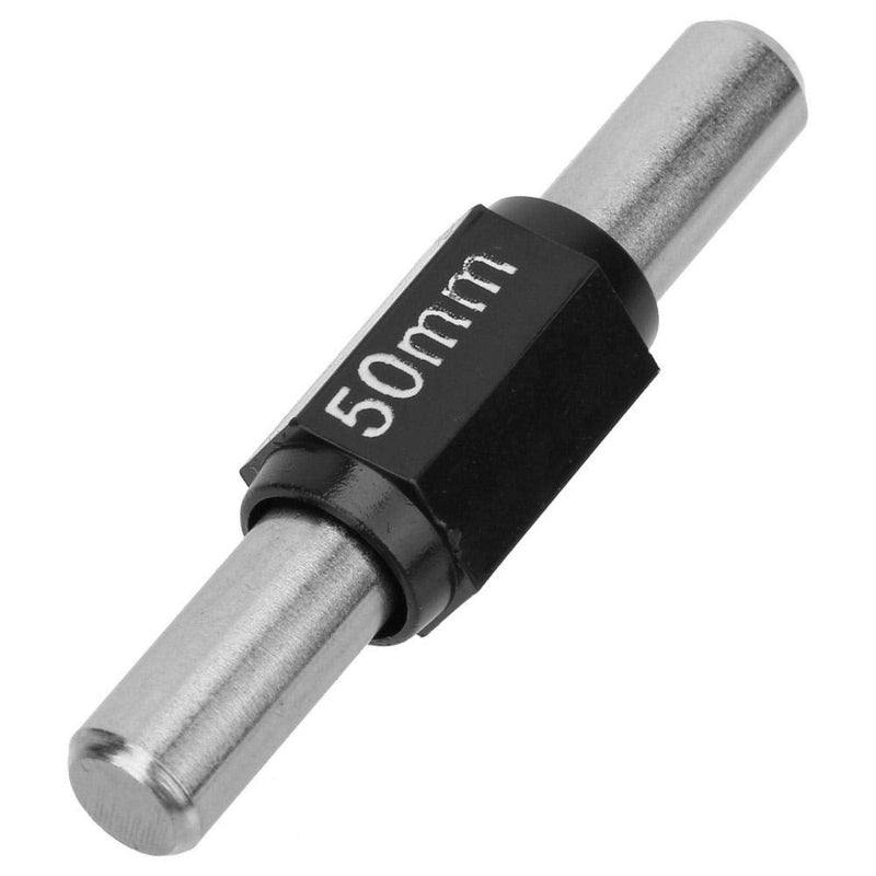 Standard Caliper Calibration Block Stainless Steel Outside Micrometer Reference Rod Gauge Accessories for Calibrating Micrometers(50mm / 1.97in) 50mm / 1.97in
