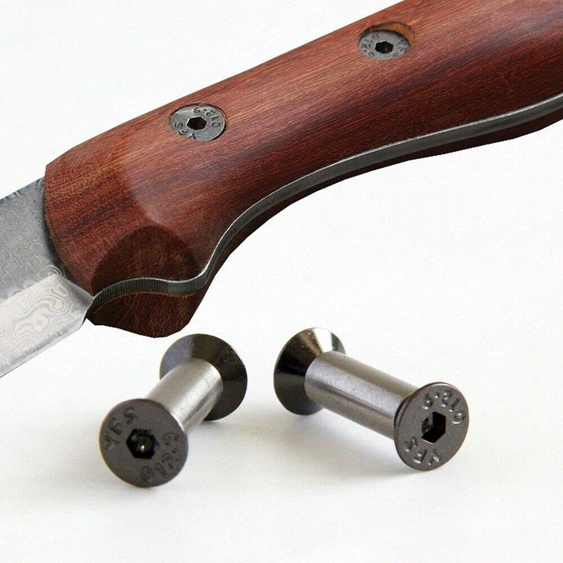 10pcs Knife Handle Bolt Rivets Screw Fastener Nut DIY Material US
