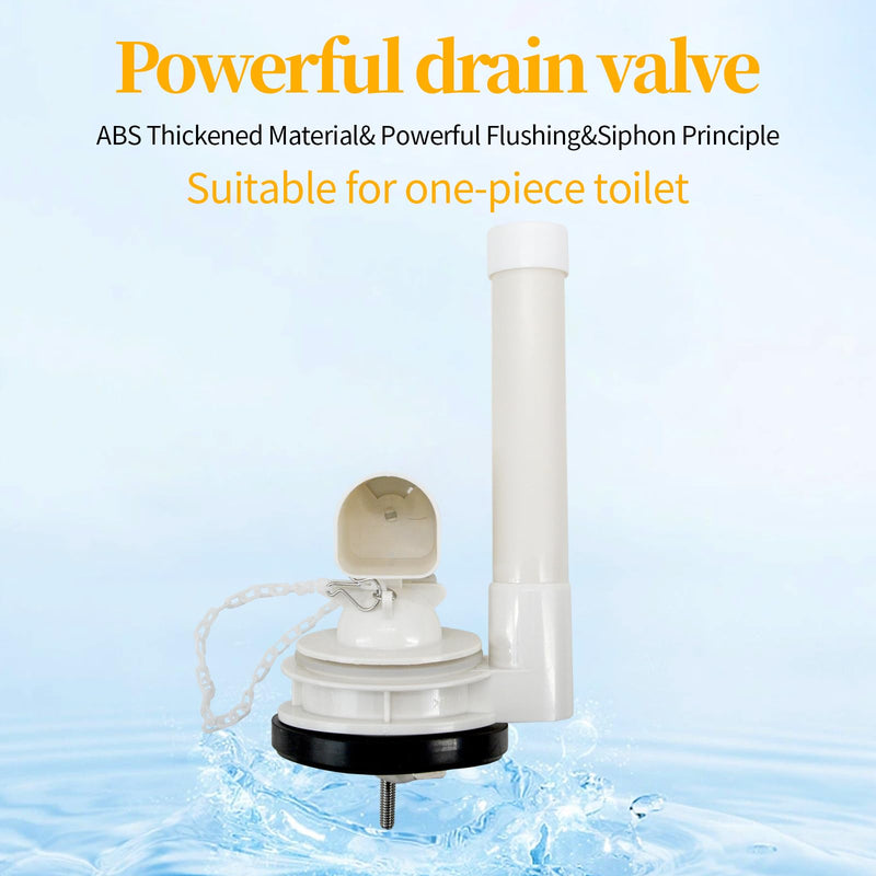 Flush Valve Replacement Parts for One-piece Toilets, 2 Inch Toilet Tank Rapir Kit Compatible with American Standard, TOTO & Duravit 0157010092(1 Pack)
