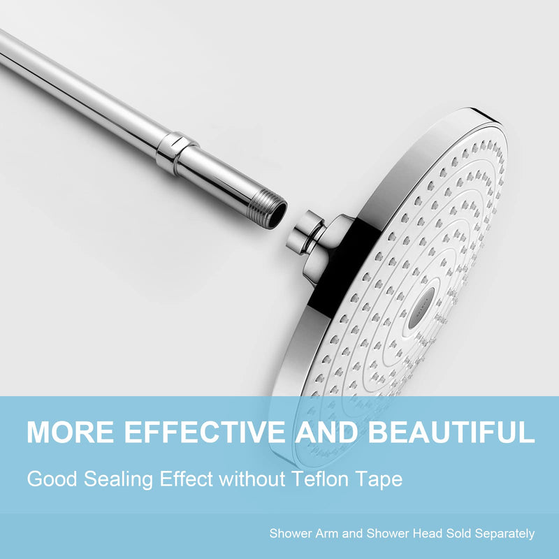 OFFO Shower Head Extension Arm, Shower Arm Extension Shower Head Extender Made of 304 Stainless Steel Shower Pipe Extension, Chrome 3 Inches 3 Inch