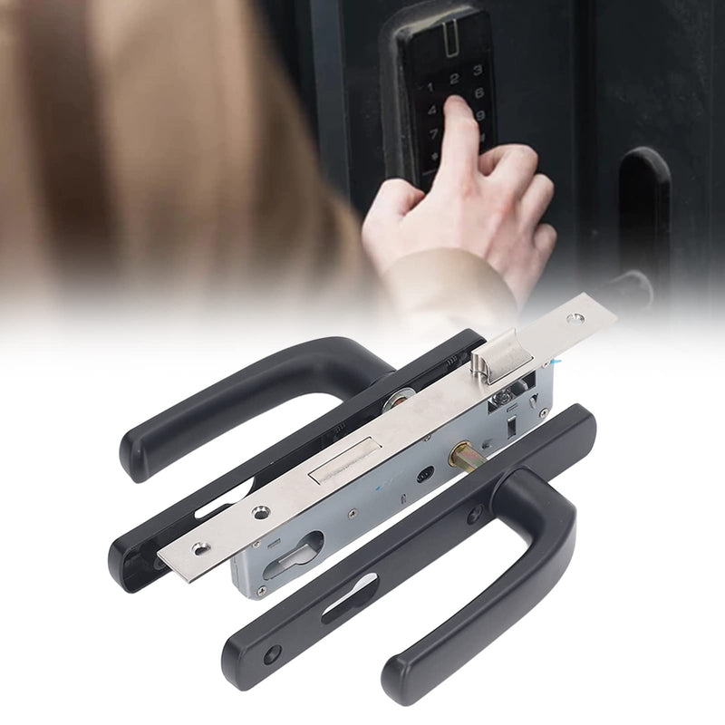 aqxreight Burglar Proof Silent Aluminum Alloy Heavy Duty Door Handle Lock Set for Enhanced Security - Ideal for Home and Office Entry Doors