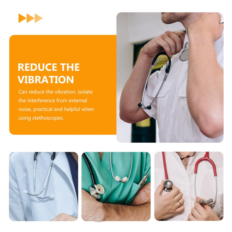 Stethoscope Replacement Parts Kit Pe Earplugs and Dual Size Diaphragms Soft Earpieces for Nurse Stethoscope Accessories Pediatric and Diagnostic Use