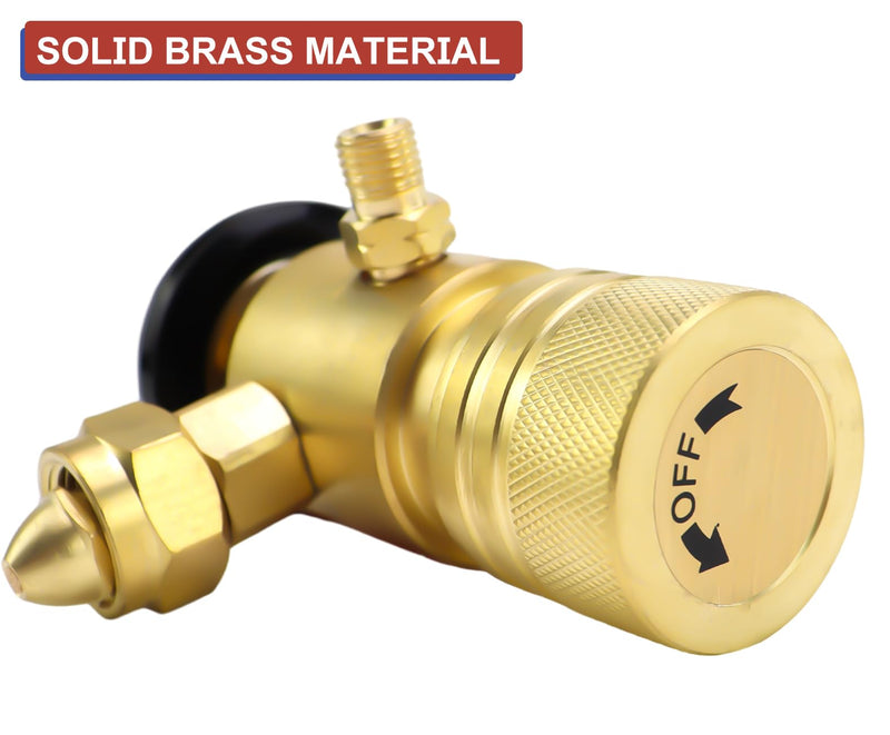 Acetylene Gas Regulator for CGA200 MC Tank,Replacement Air Acetylene Regulator for Use with Acetylene CGA200 MC-tanks