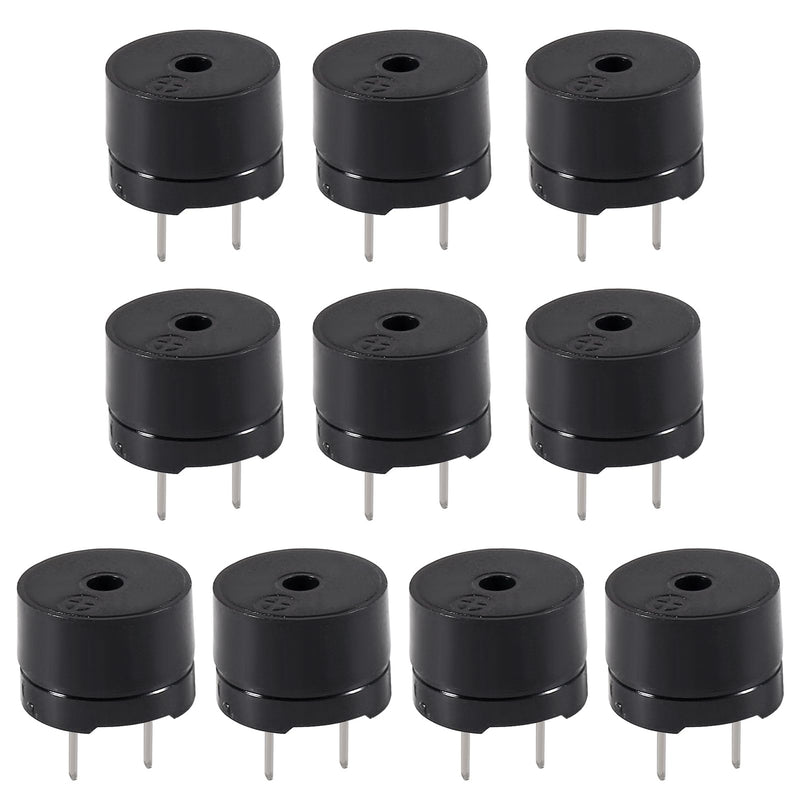 20Pcs 12085 Passive Buzzer 12MM*8.5MM 42R Resistance 3V 5V 9V 12V in Common Use Mini Piezo Buzzers Kit, Active Buzzer Electronic Alarm Magnetic Long Continuous Beep for Arduino