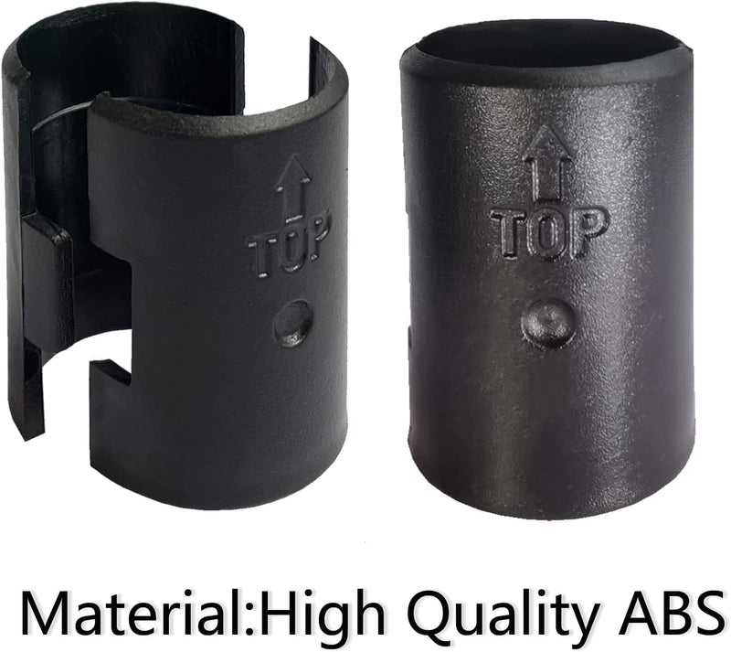 WAFJAMF 10 Pack Wire Shelving Shelf Lock Clips for 1" Post- Shelving Sleeves Replacements for Wire Shelving System