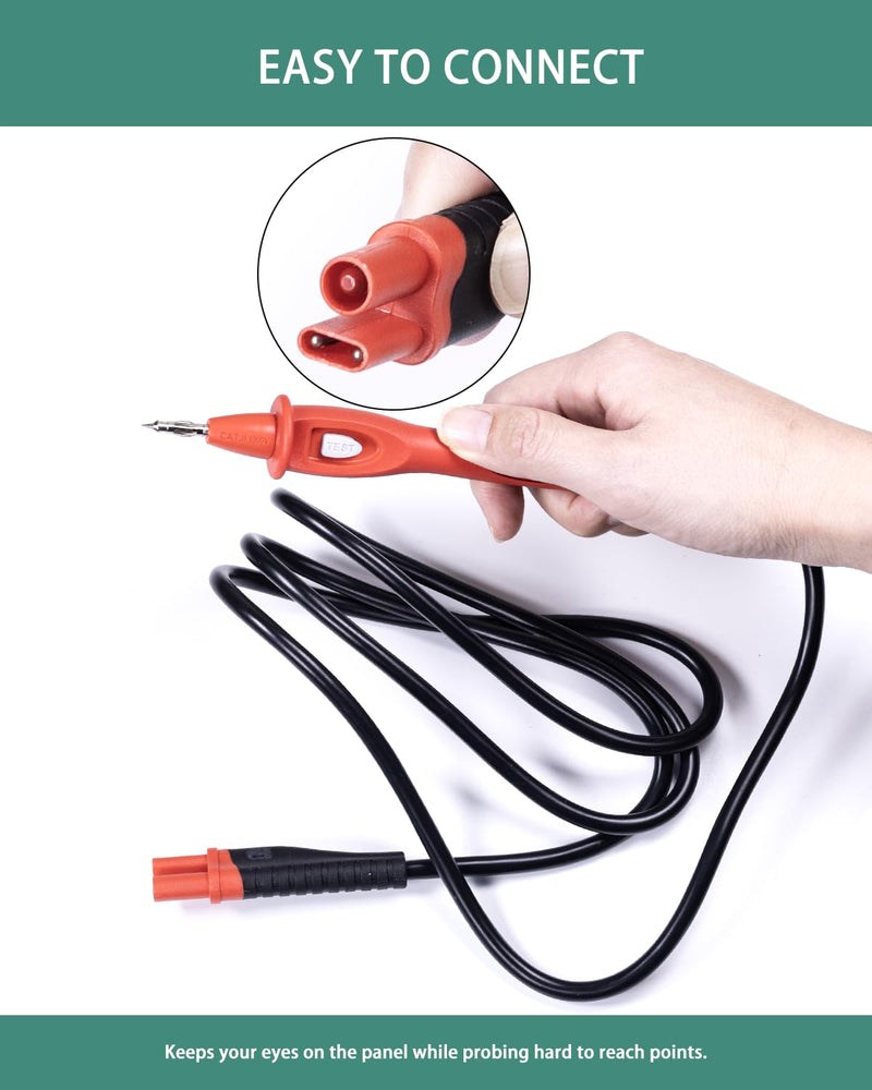 Remote Control Probe with Test Button Use for Fluke 1507 1503 1587 1577 1550B Digital Megohmmeter Insulation Resistance Tester Specific Plug - NewNest Australia
