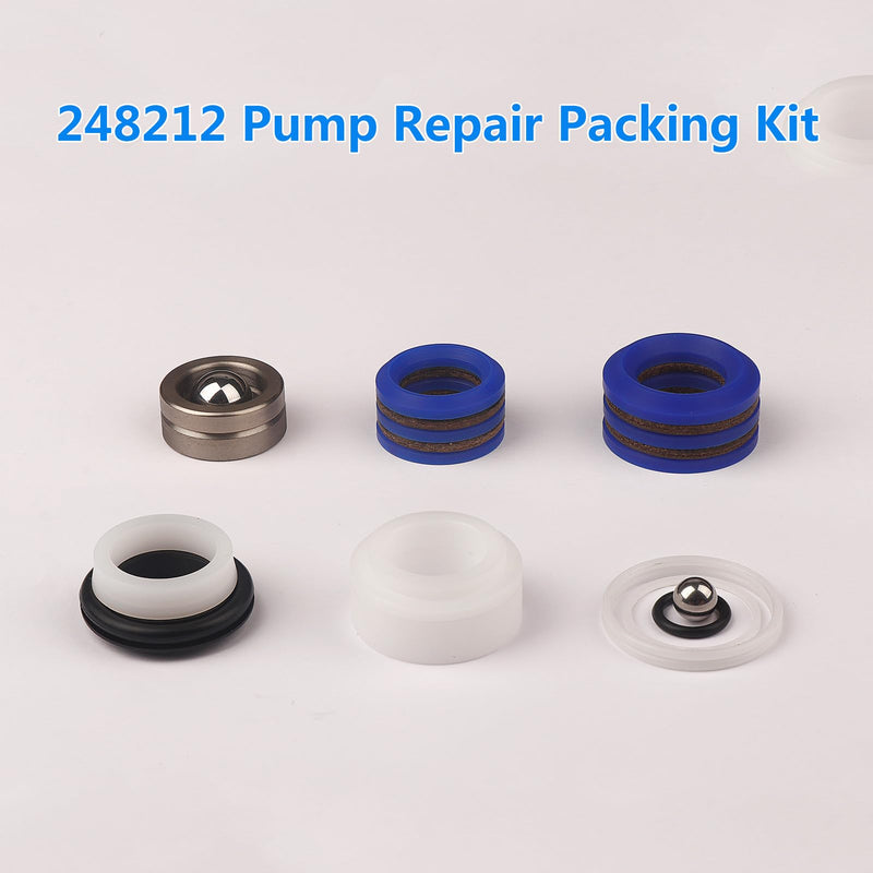 2 Pack 248212 Pump Repair Packing Kit for Graco Ultra Max II 695 795 LineLazer 3900 Airless Paint Sprayer Aftermarket 2