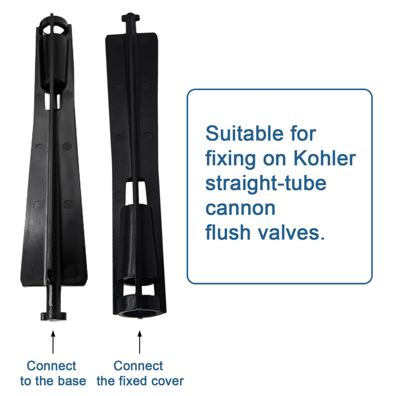 Canister Flush Valve Kit, Compatible with Kohler GP1229656, K-1188999, K-1188998, for AquaPiston, Includes Center Guide, Cap & Chain, Toilet Tank Repair (2 pcs) 1 2 packs