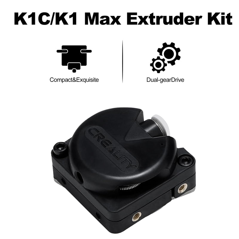 Creality K1C Extruder, Upgrade High Speed Extrusion Kit Dual Gear Feeding Extrusion Mechanism Kit for Creality K1 Max/K1/K1C/ Ender 3 V3/Ender 3 V3 Plus 3D Printer Extruder without motor - NewNest Australia