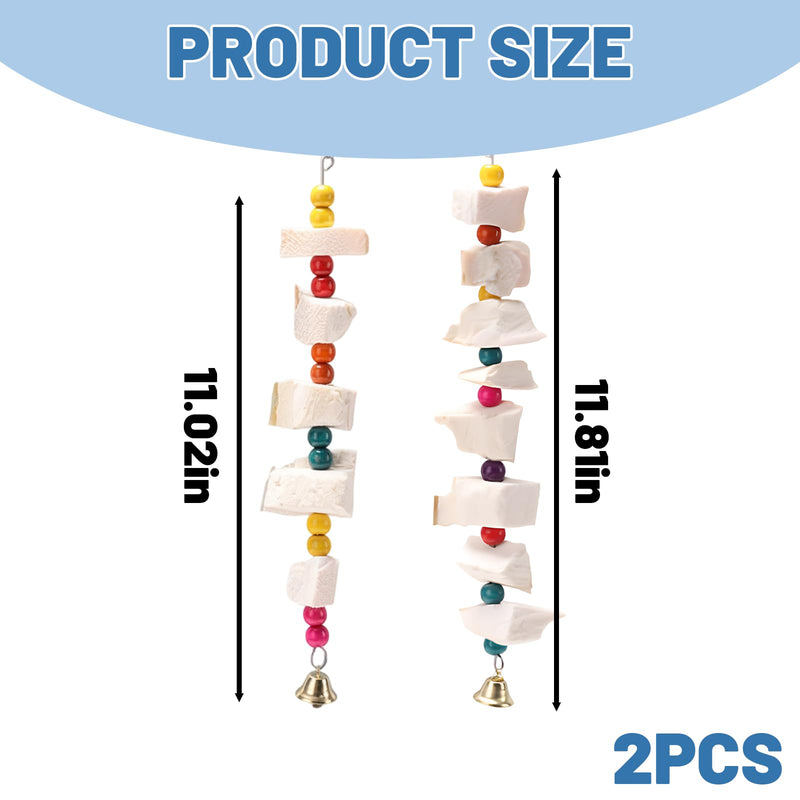 CZFSWT 2Pcs Cuttlebone for Birds, Cuddle Bones for Birds, Cuttlebone for Birds Parakeets Suitable for Beak Trimming and Health Maintenance