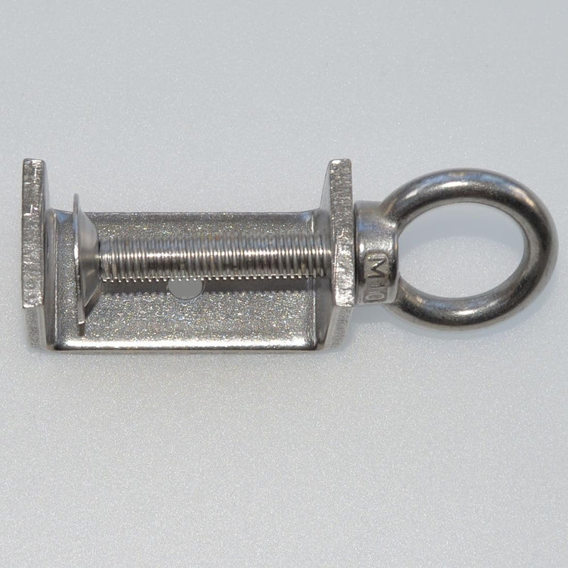 XunLiu 2PCS 304 Stainless Steel C Clamps Hanging Ring 55mm | Heavy Duty Wide Jaw Tiger Clamp , Corrosion Resistant, for Woodworking, Welding, DIY & Construction Hanging Ring 55mm(2pcs)
