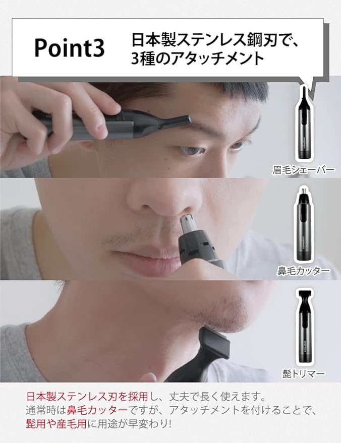 3 in 1 Washable Mens Grooming Kit Beard - NewNest Australia