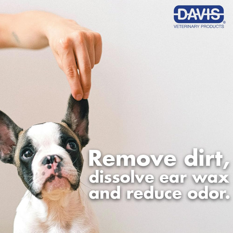 Davis EarMed ProCleanse Dog & Cat Ear Cleaner – Gentle Ear Wash for Dogs & Cats, Helps Remove Wax, Dirt & Odor, Soothes Itchy Ears, Routine Ear Care Solution