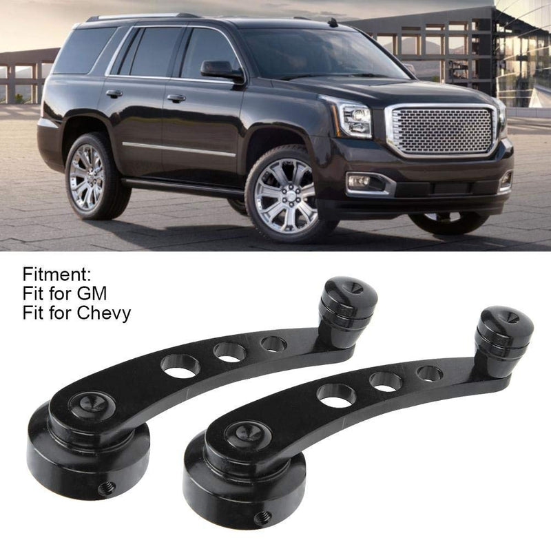 for yj Window Crank Window Crank Handle Kit,3in Black CNC Aluminum Alloy Window Winder Crank Fits for Chevy