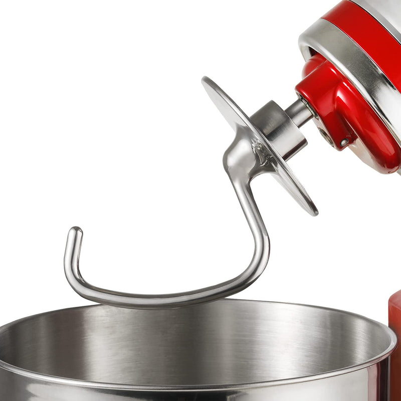 Stainless Steel Dough Hook Attachment for KitchenAid 4.5-5 Quart Tilt-Head Stand Mixer, K45DH Dough Hook Replacement for KSM90 and K45, Mixer Parts Accessories… Stainless Steel