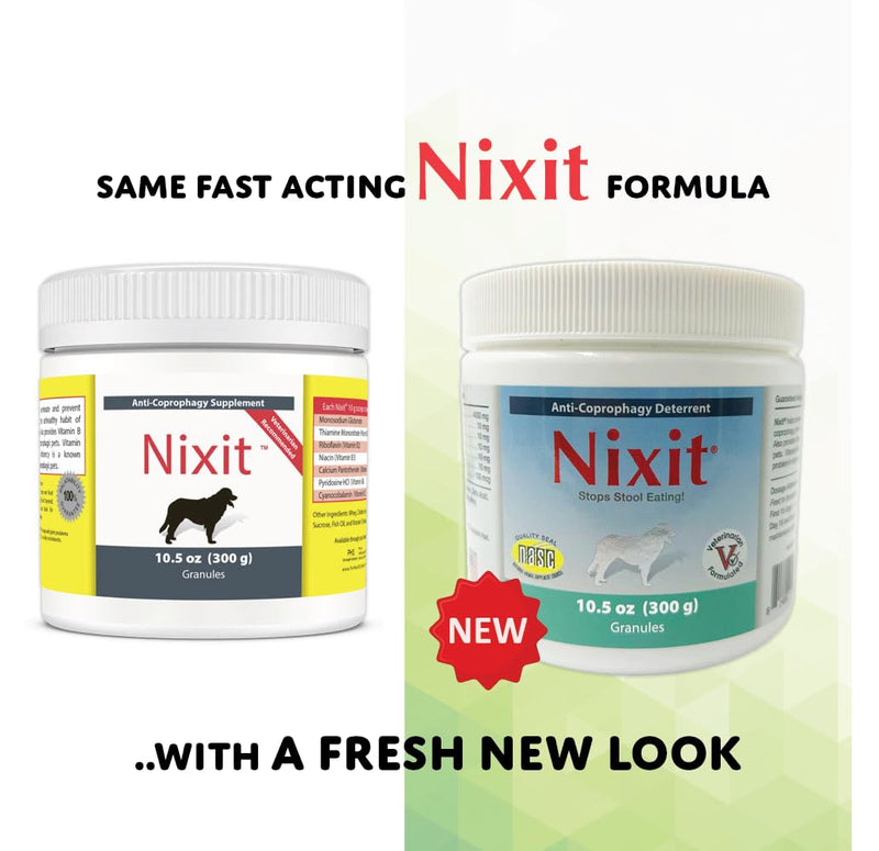 Nixit Stool-Eating Preventative for Dogs - Vitamin B Supplement - Chicken Liver and Natural Fish Flavored Powder - 10.5 oz - PawsPlanet Australia