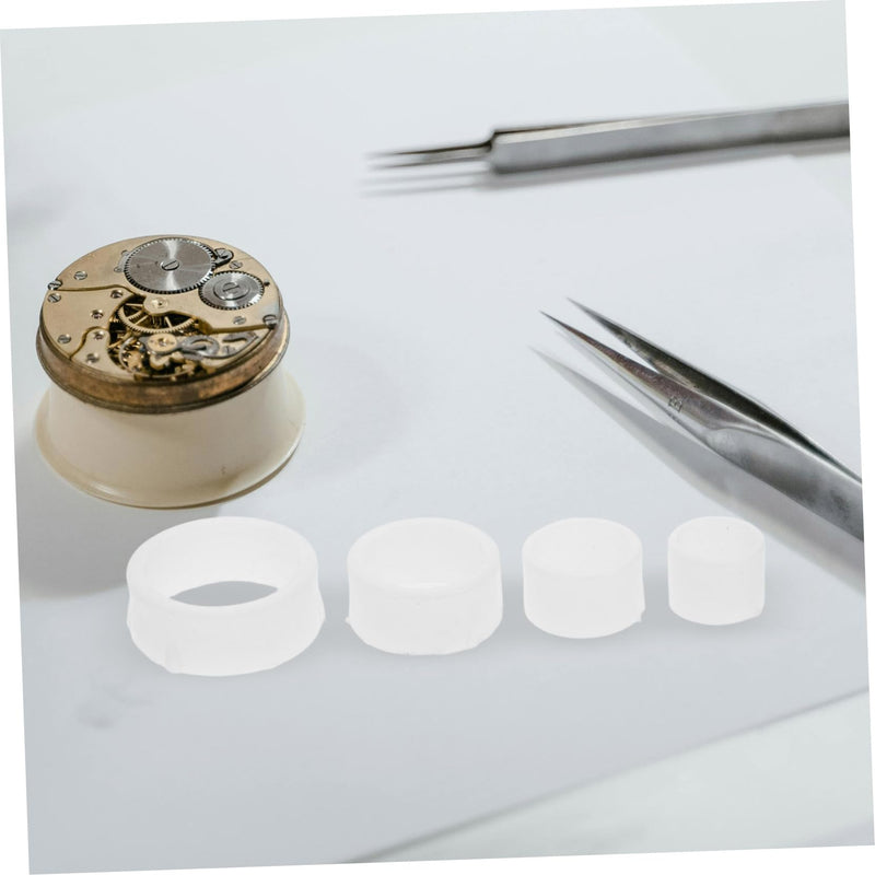 Gatuida 2sets Adjustable Grinding Wheel Reducing Adapter Kit Plastic Bench Grinder Wheel Bushing for Quick Adjustment Metalworking and Woodworking