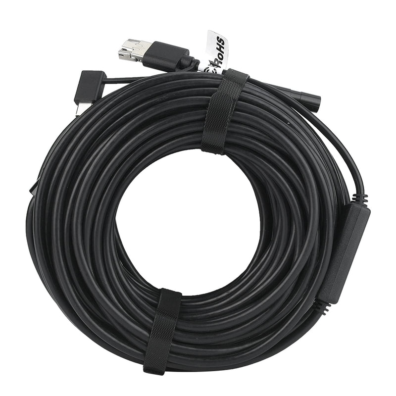 Fafeicy 1280 * 720 Endoscope Camera USB 20M 8.5HD 3 in 1 Industrial 8 LED Light Endoscope Camera Auto Repair Tool for Pipeline Sewers, Vehicle Inspection