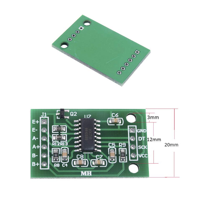 20kg Load Cell Weight Sensor Electronic Kitchen Scale + HX711 AD Weighing Module Geekstory