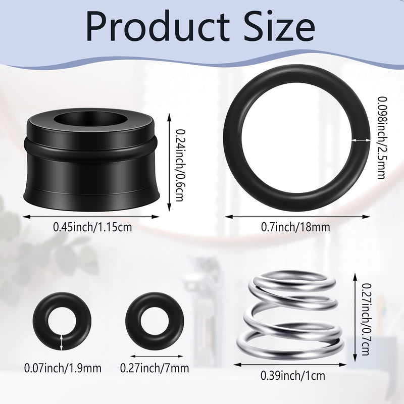 40 Pieces RP4993 Replacement Seats Springs and O Rings Faucet Stem Repair Kit Compatible with RP4993 Faucet Stem Replacement